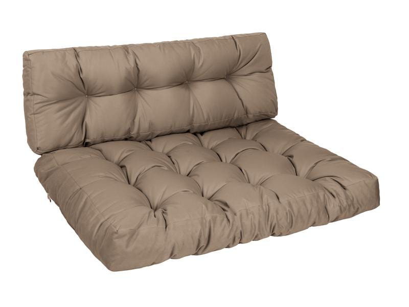 COCON Palettenkissen-Set, Beige Lounge Kissen-Set für Europaletten