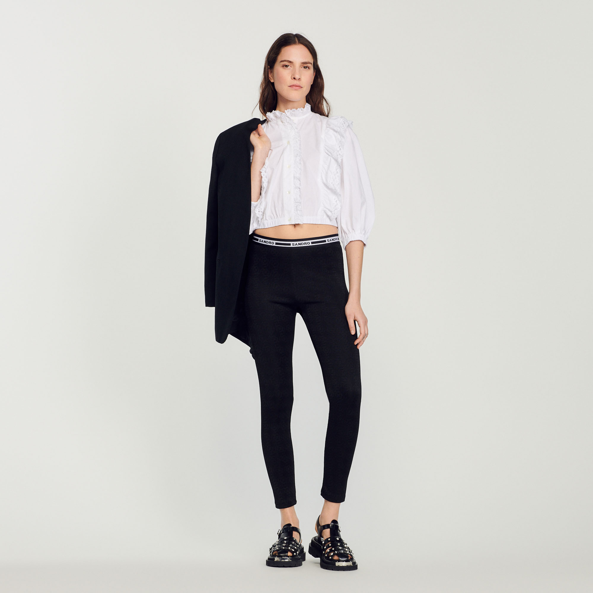 Legging jacquard Sandro