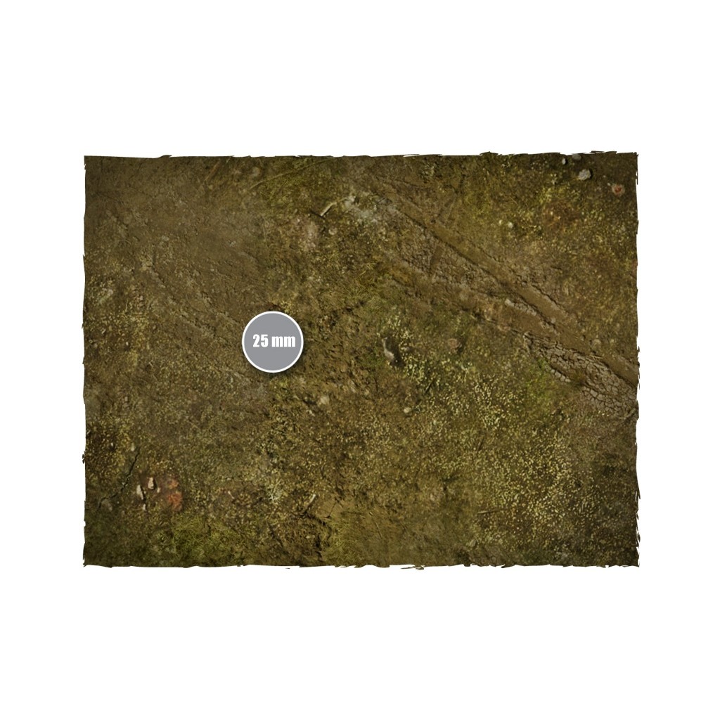 Terrain Mat Cloth - Muddy Field - 90x90