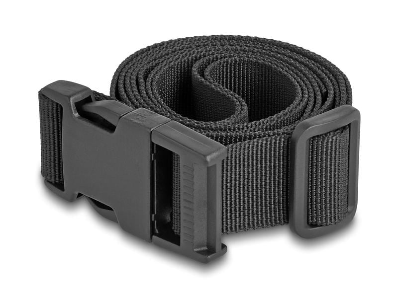 Delock Koffergurt verstellbar, Schwarz, 1.5 m, 2 Stück Delock Gepäckgurt verstellbar 1.5 m schwarz 2 Stück