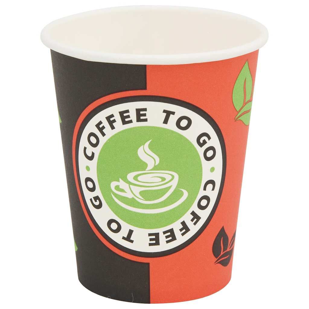 vidaXL Wegwerp papieren koffiebekers 1000 stuks, 240 ml (8 oz)