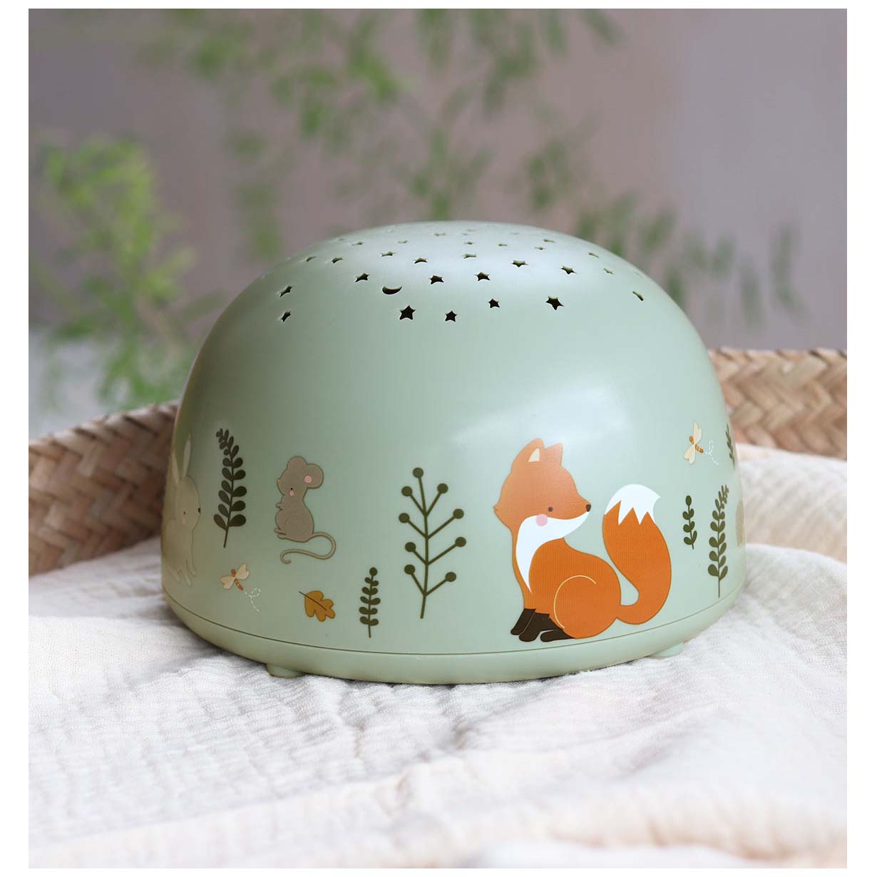 A Little Lovely Company projector forest friends groen