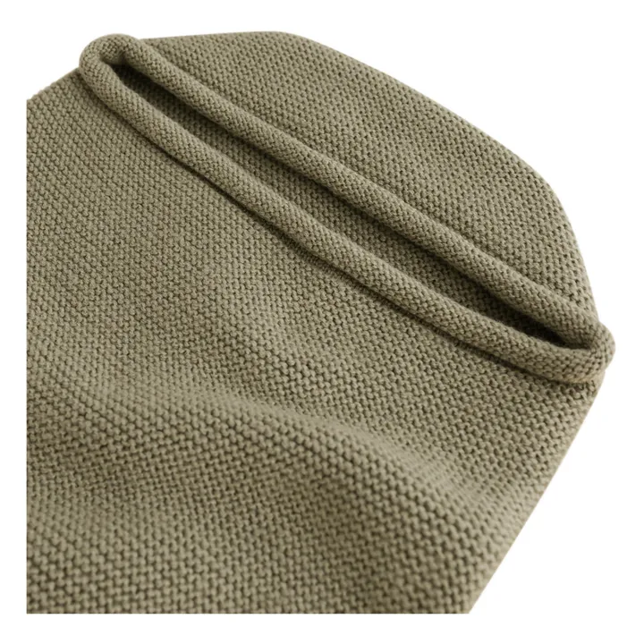 Hvid Gigoteuse Cocoon Laine Mérinos | Vert kaki