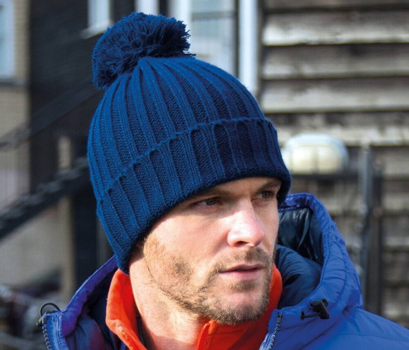 RESULT RS369 - Bonnet Cocooning RS369 avec Pompom