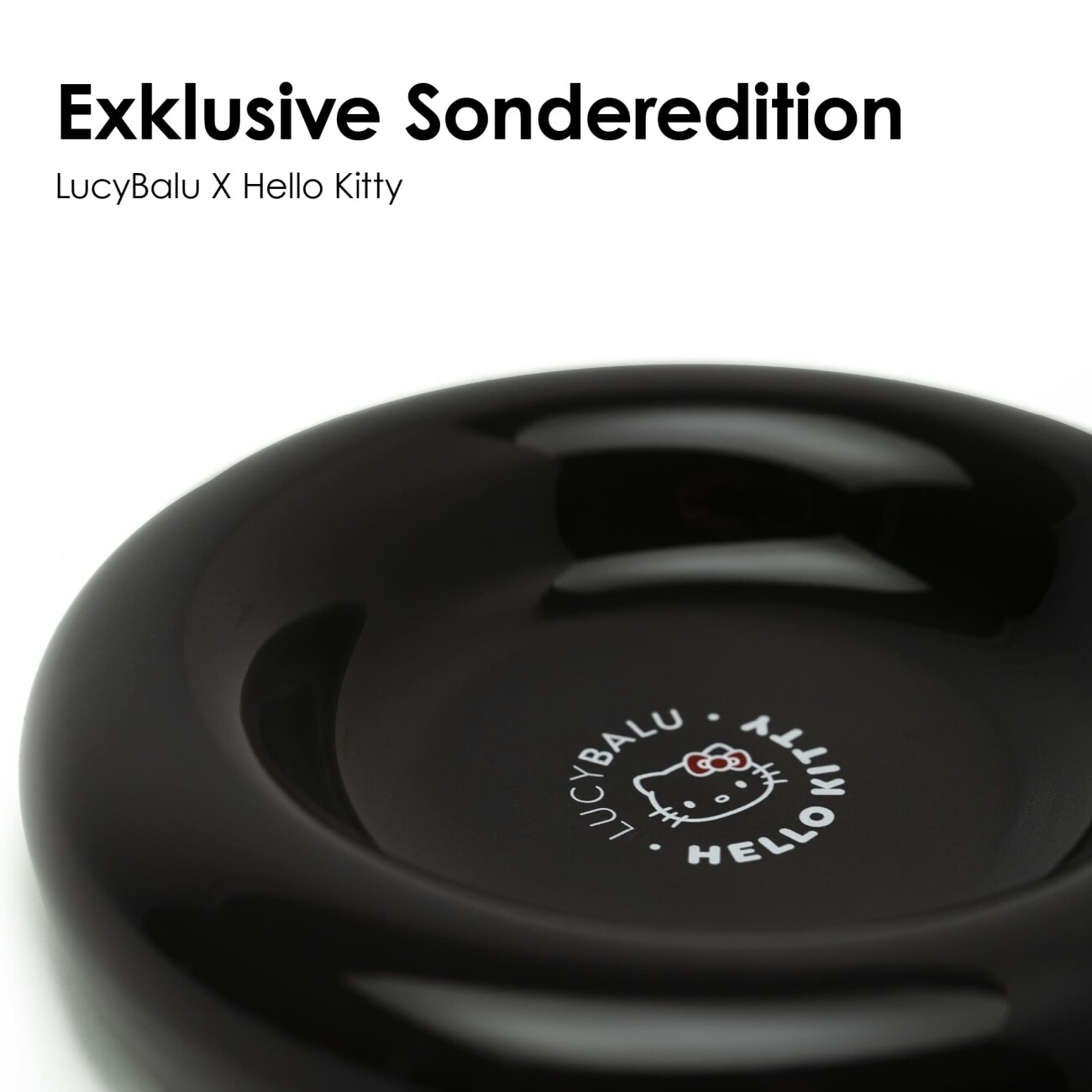 LucyBalu DROP Katzennapf - Hello Kitty Edition schwarz