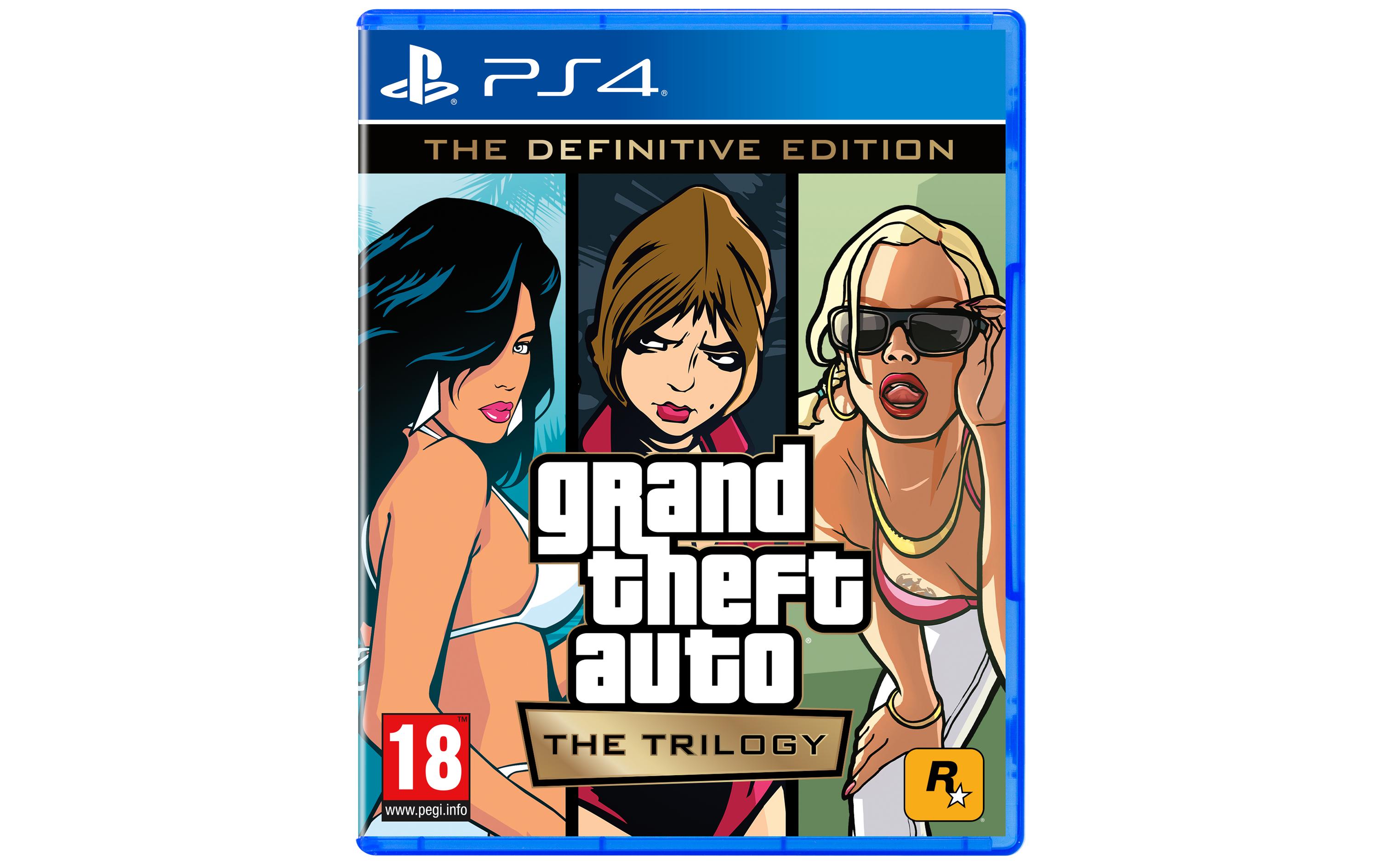 GTA Trilogy – Definitive EditionKlassisches Third-Person-Shooter-Spiel für die PlayStation 4