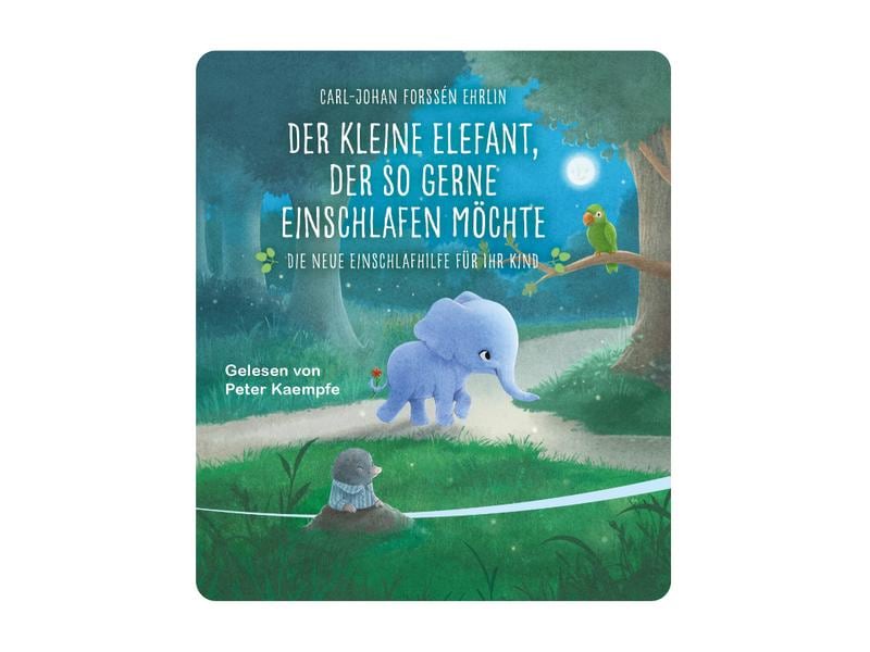 Tonies Hörbuch Der kleine Elefant, der so gerne einschlafen Einschlafhilfe als Hörbuch mit Liedern