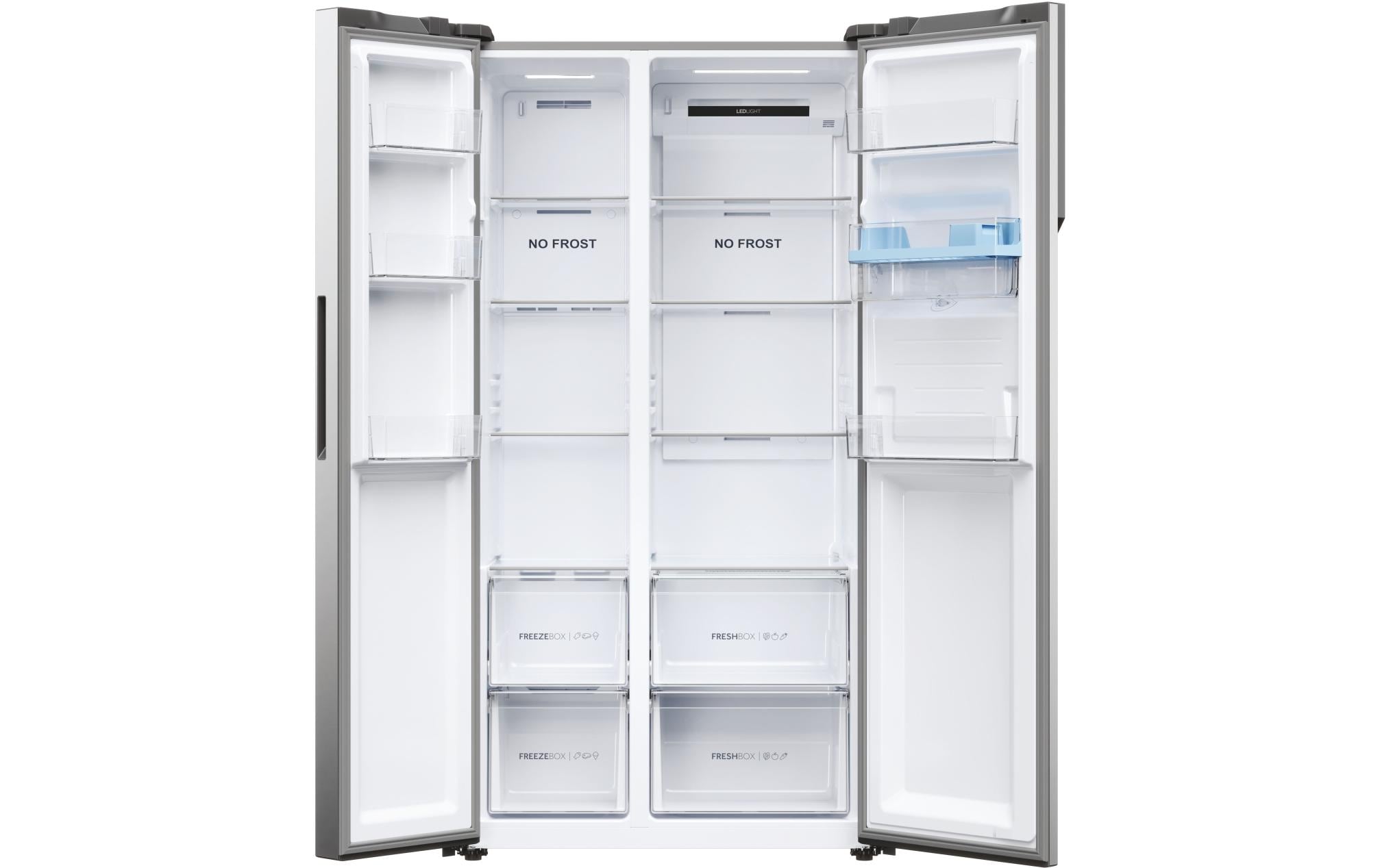 Foodcenter HSR5918DWMP Silber<br>Side by Side Kühlgerät