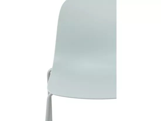 Chaise de conférence - Plastique - Turquoise - Hardin