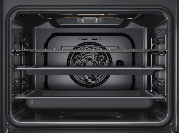 Whirlpool OMK38HU0B - Ovn - til indbygning - niche - bredde: 56 cm - dybde: 56 cm - højde: 58.3 cm - med selv-rengøring - Klasse A - sort
