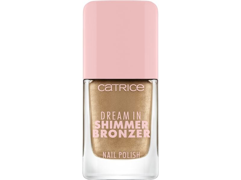 Catrice Nagellack Dream In Shimmer 090 Golden Hour 2-in-1-Nagellack und Top Coat mit langanhaltendem, schimmerndem Effekt in Bronze