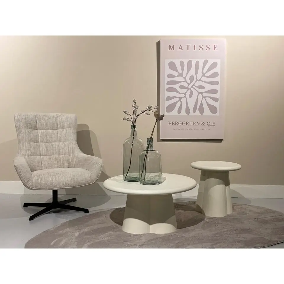 Brix - Salontafel Brix Clubs Sandy 80cm - Beton / MDF