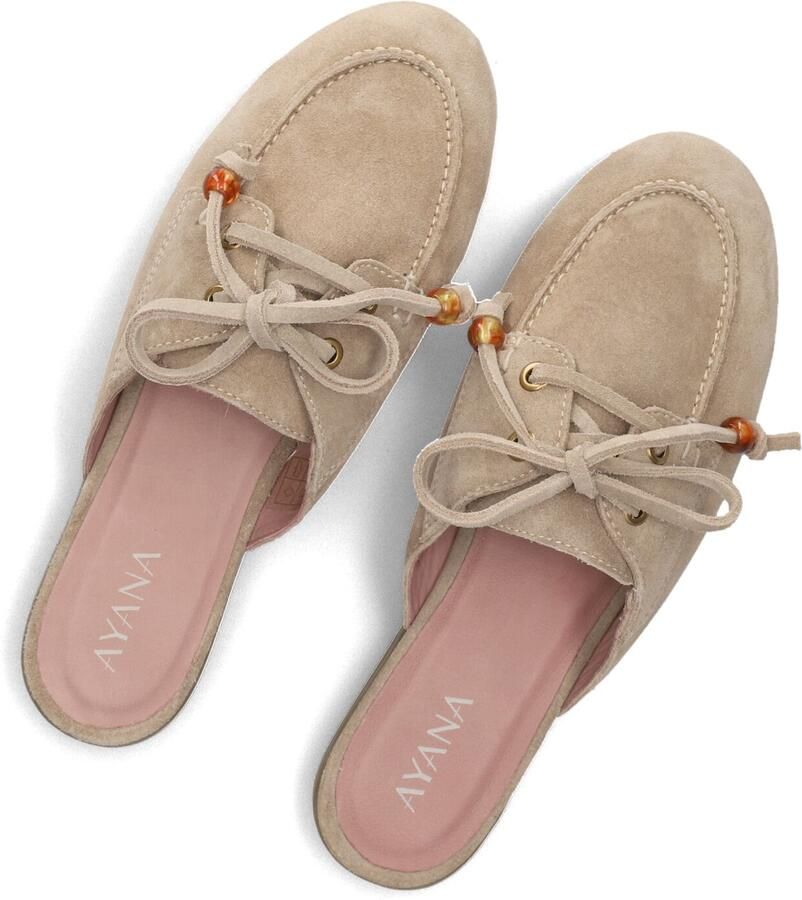 AYANA Instappers Dames Vita Slip On Maat: 37 Materiaal: Suède Kleur: Beige
