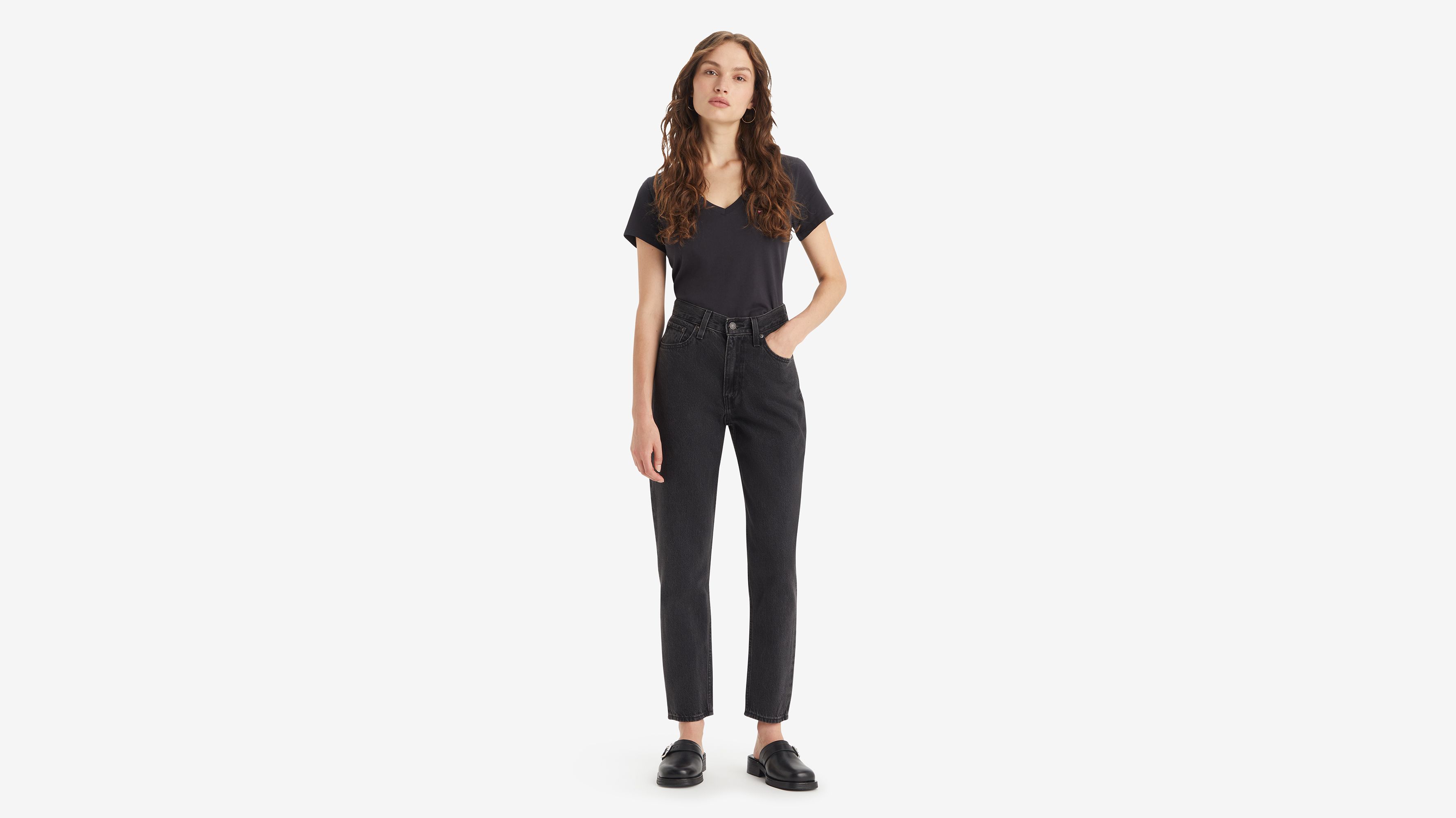 Jean Mom ’80 - Stonewash - Noir