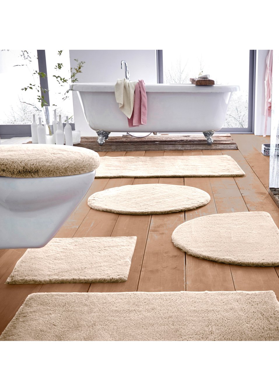 Tapis de bain en matière très douce