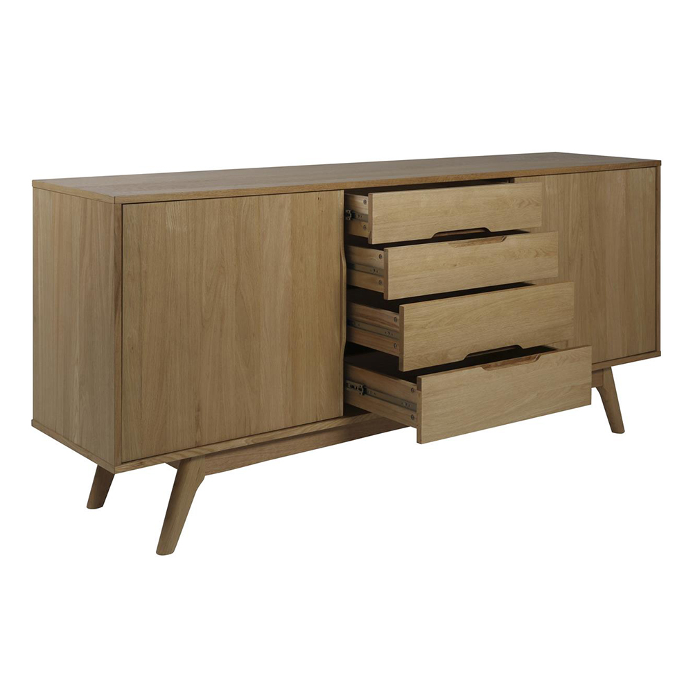 Dressoir Toby hout B180 x D44 x H84 cm