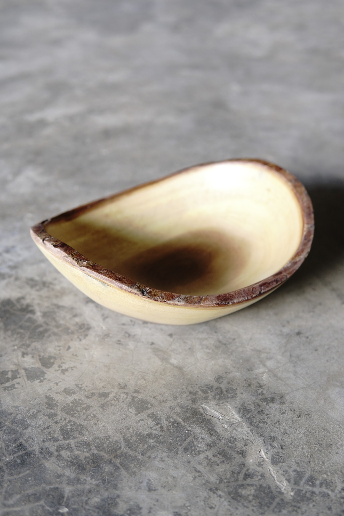 Baumrinden-Schale oval, Akazienholz, B 25 cm, L 22 cm, H 8,5 cm von fischer's lagerhaus