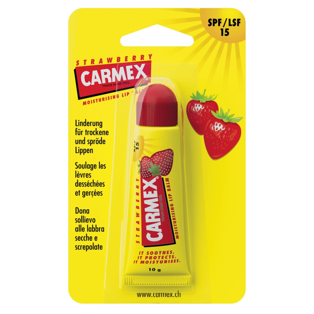 Carmex Lippenbalsem Strawberry Tube10 gr