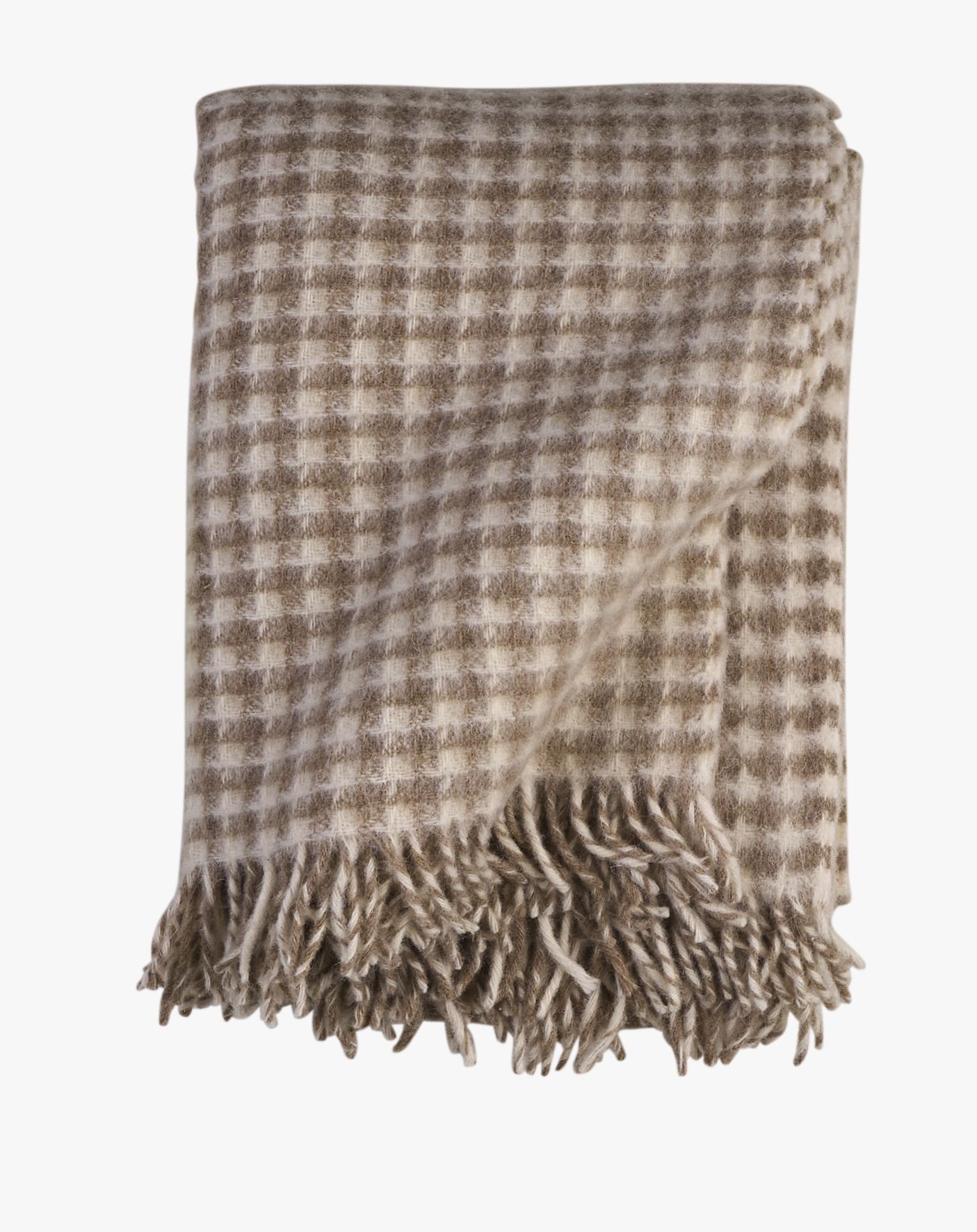 Ullpledd multi beige - 130x170 cm
