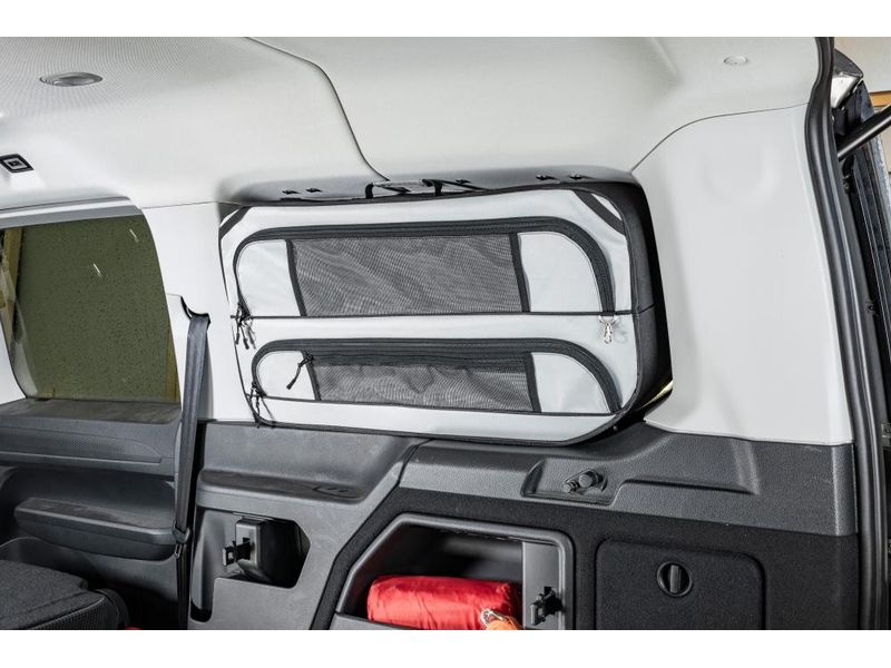 Van Equip Organizer im Set mit Paneel, Beifahrerseite, kurz Fensterpacktasche für VW Caddy 5