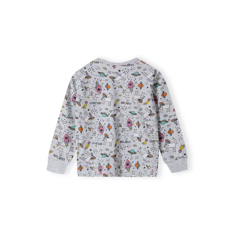 MINOTI Pyjama Grau