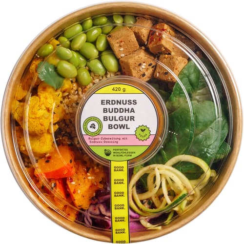 GOOD BANK Erdnuss Buddha Bowl