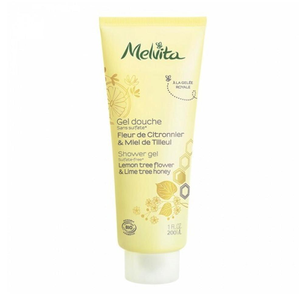 Gel douche citron et miel de tilleul Bio Melvita 200ml