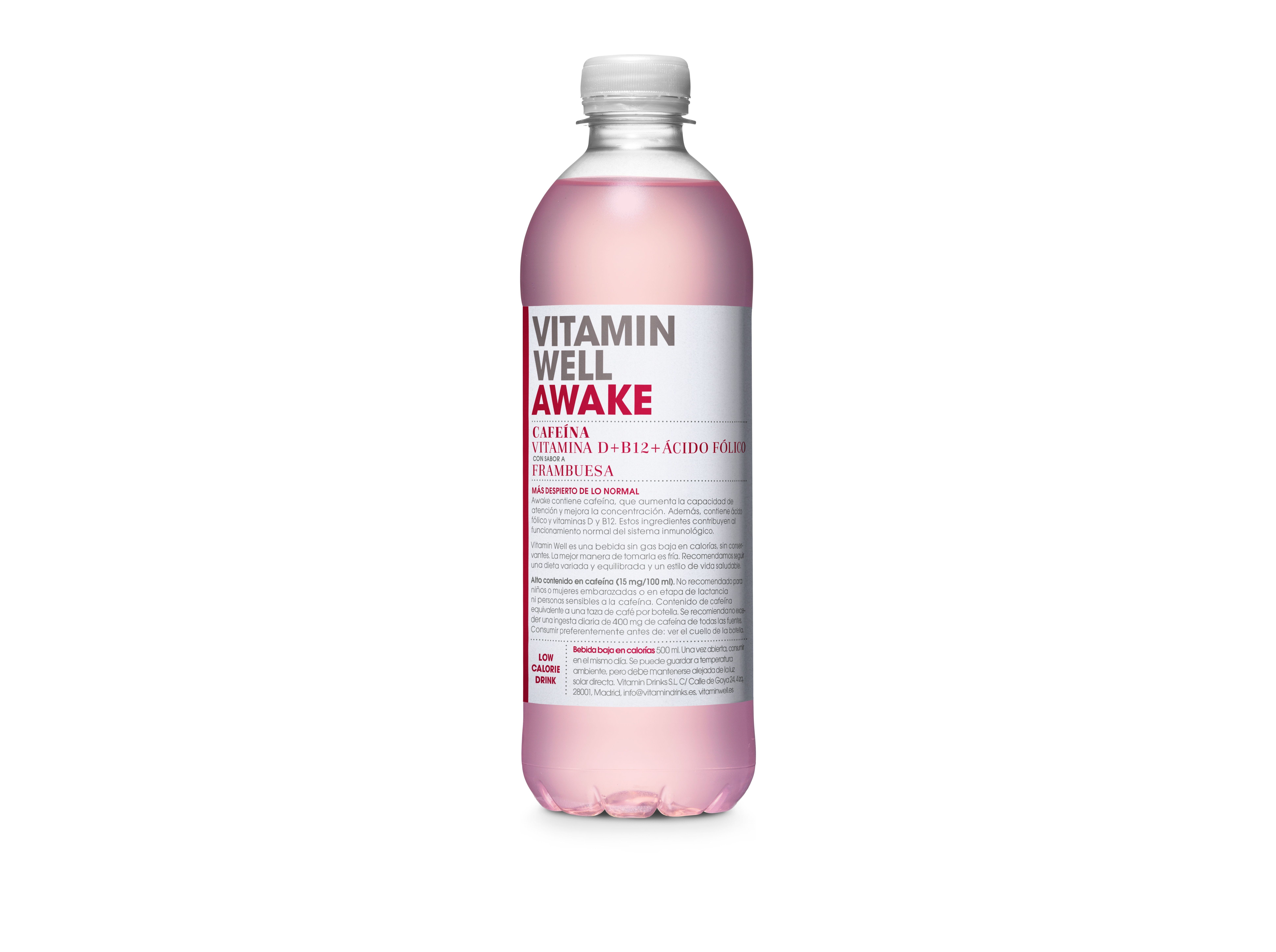 BEBIDA ISOTÓNICA VITAMIN WELL AWAKE FRAMBOESA 500ML