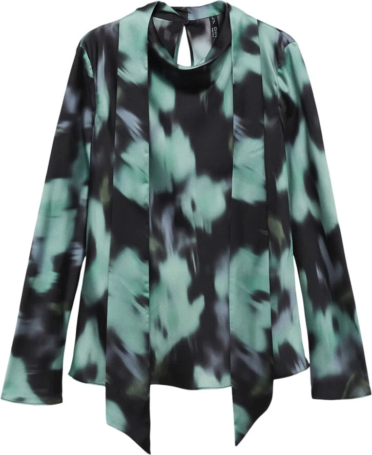MANGO BLOUSE. -- GRETA Black
