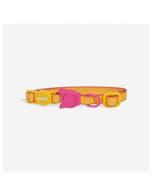 Zee.Dog Neopro Lyra Halsband Kat - Kattenhalsband - 20-30x1.0 cm Roze One Size