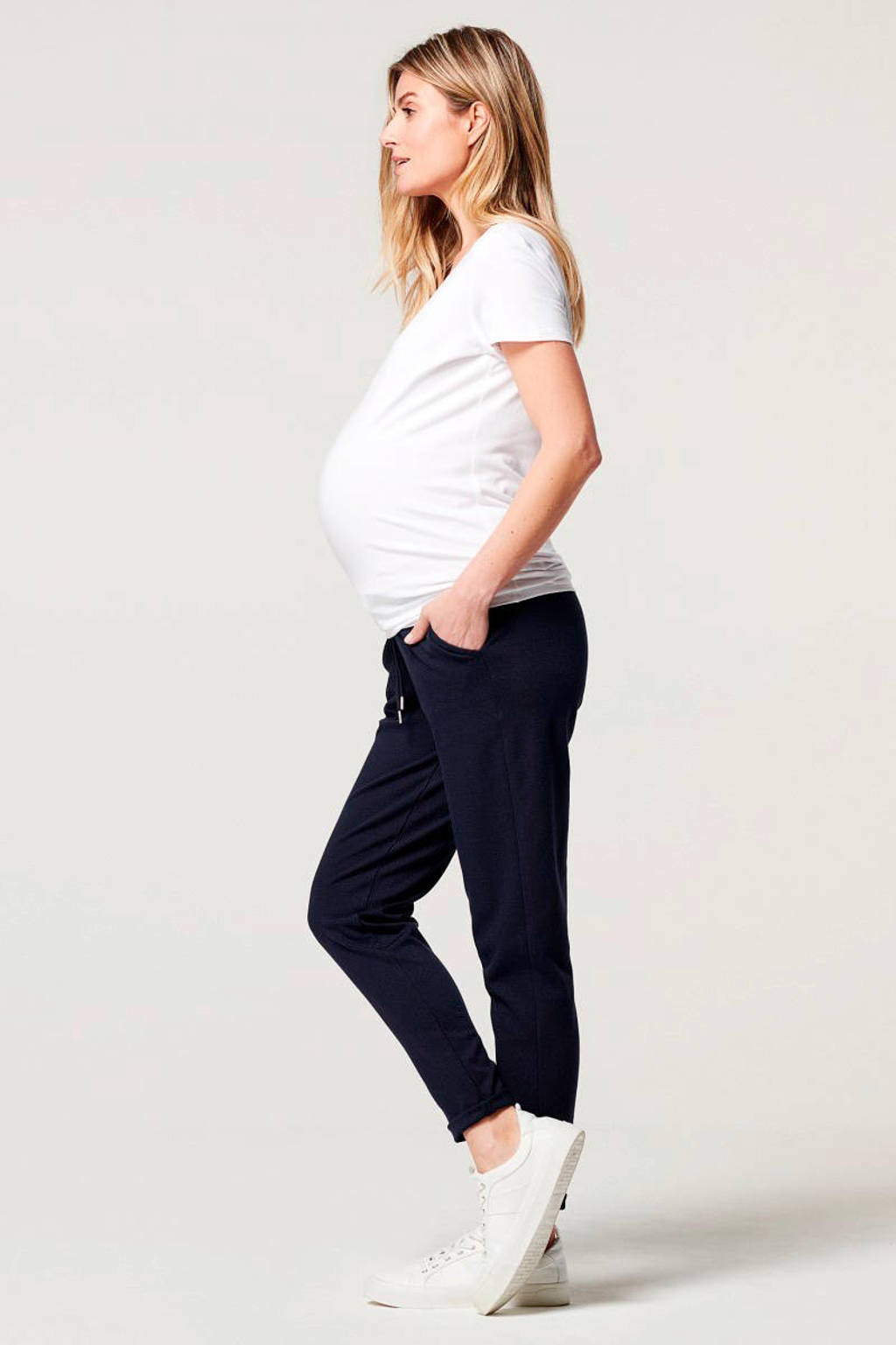 Noppies low waist skinny zwangerschapsbroek Renee donkerblauw