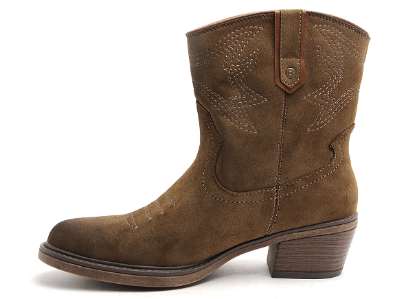 Mustang boots bottine talons femme 1478502 marron