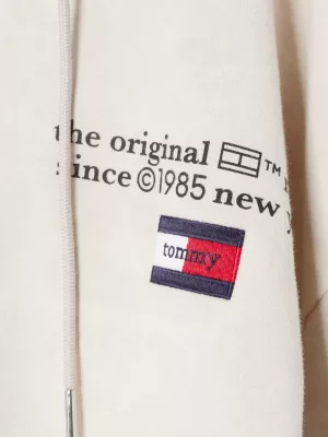 Moletom cropped unissex com estampa nas costas e modelagem ampla