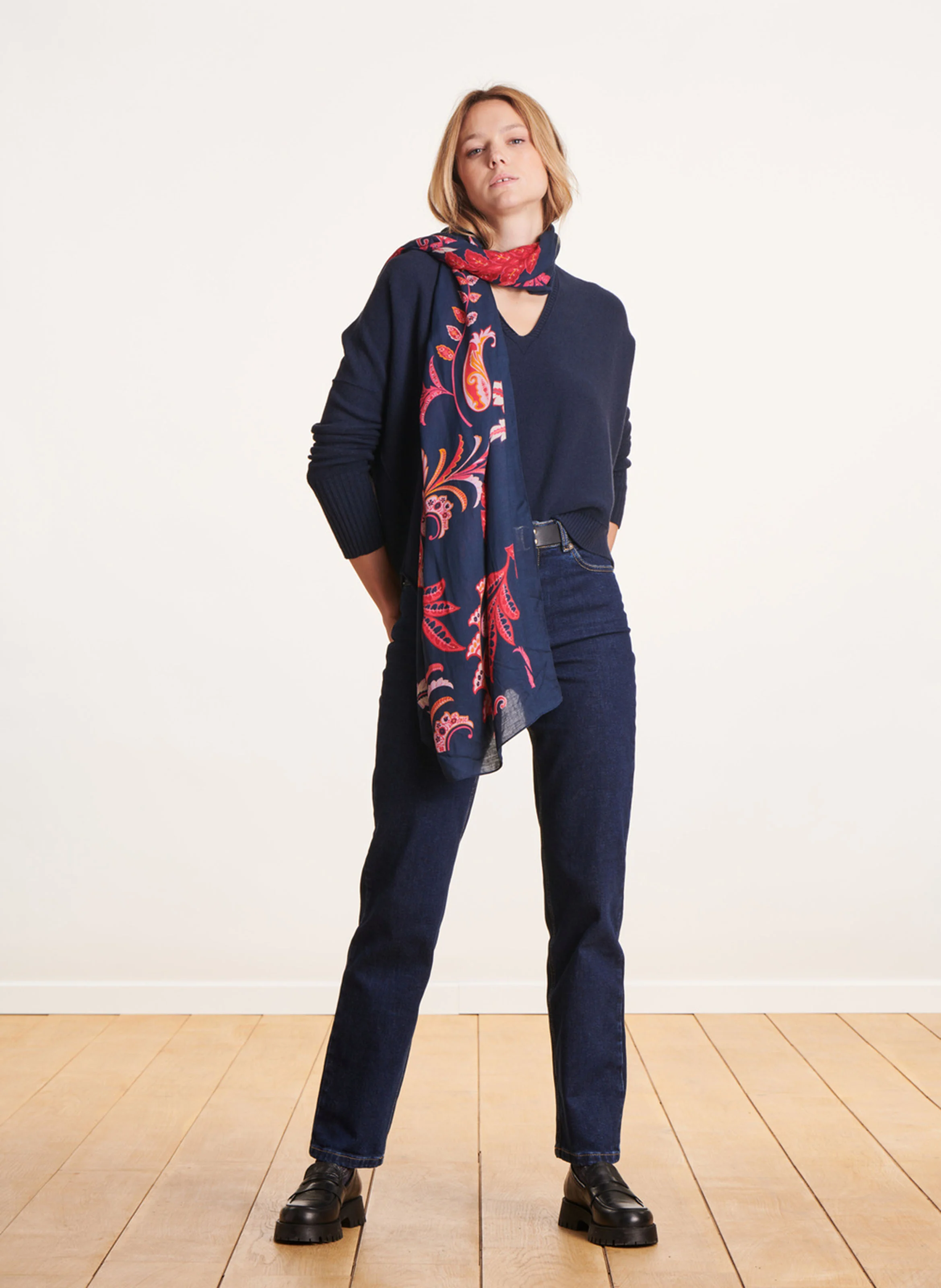 Foulard imprimé | Multicolore