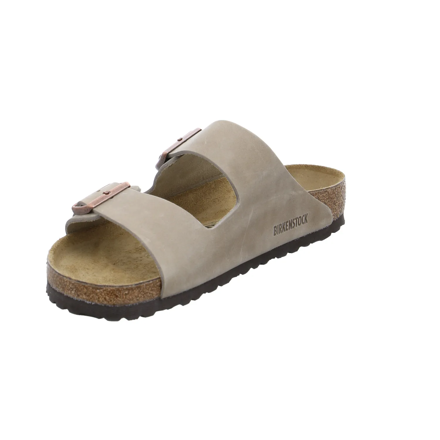 BIRKENSTOCK Bio-Mûles Mittelbraun Leder