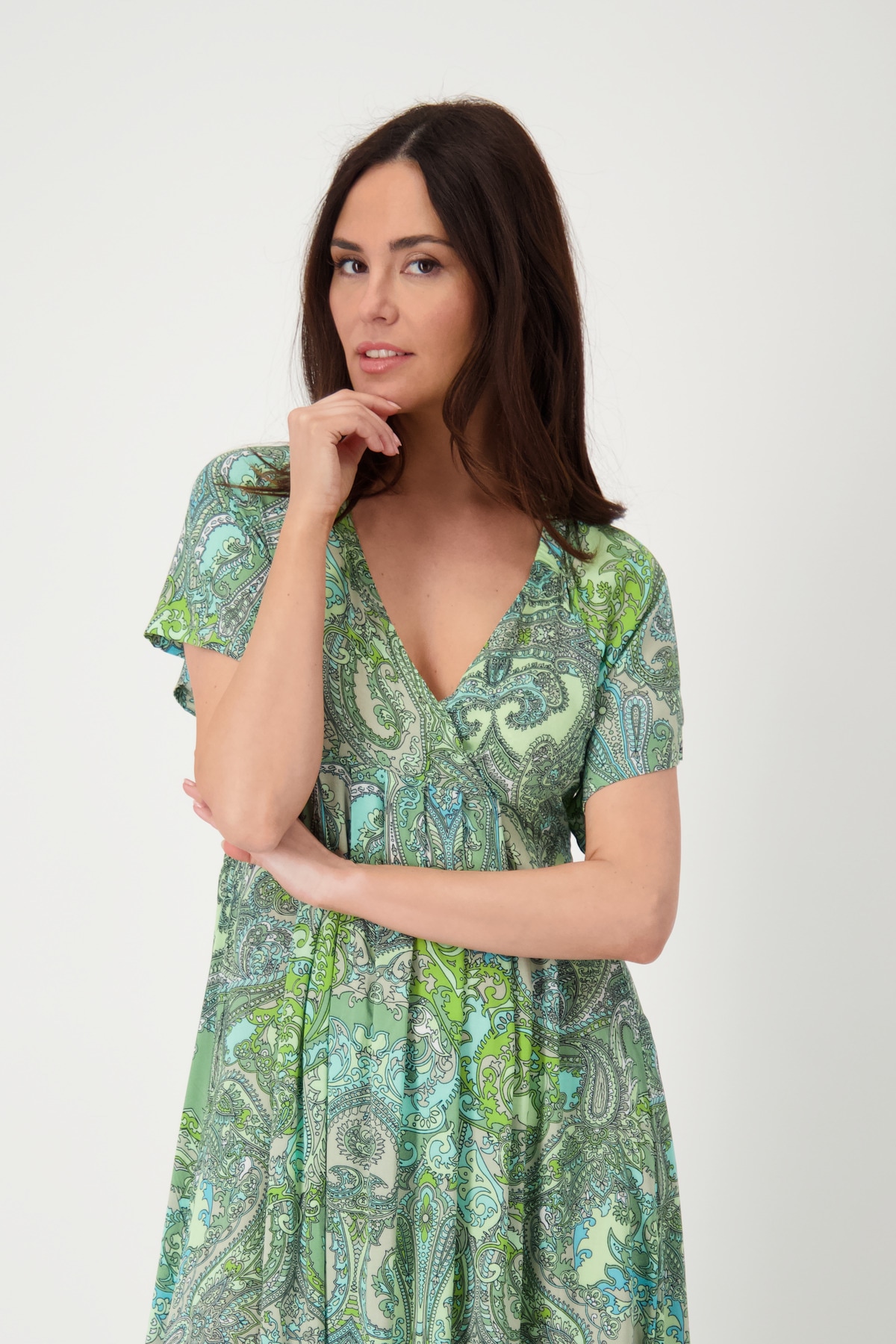 Monari Maxikleid Ohne Tasche mit Paisleymuster