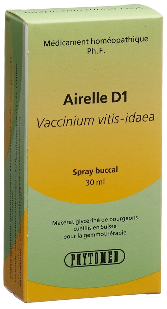 PHYTOMED Vaccinium vitis idaea 1 D<br>30 ml, Spray, flüssig