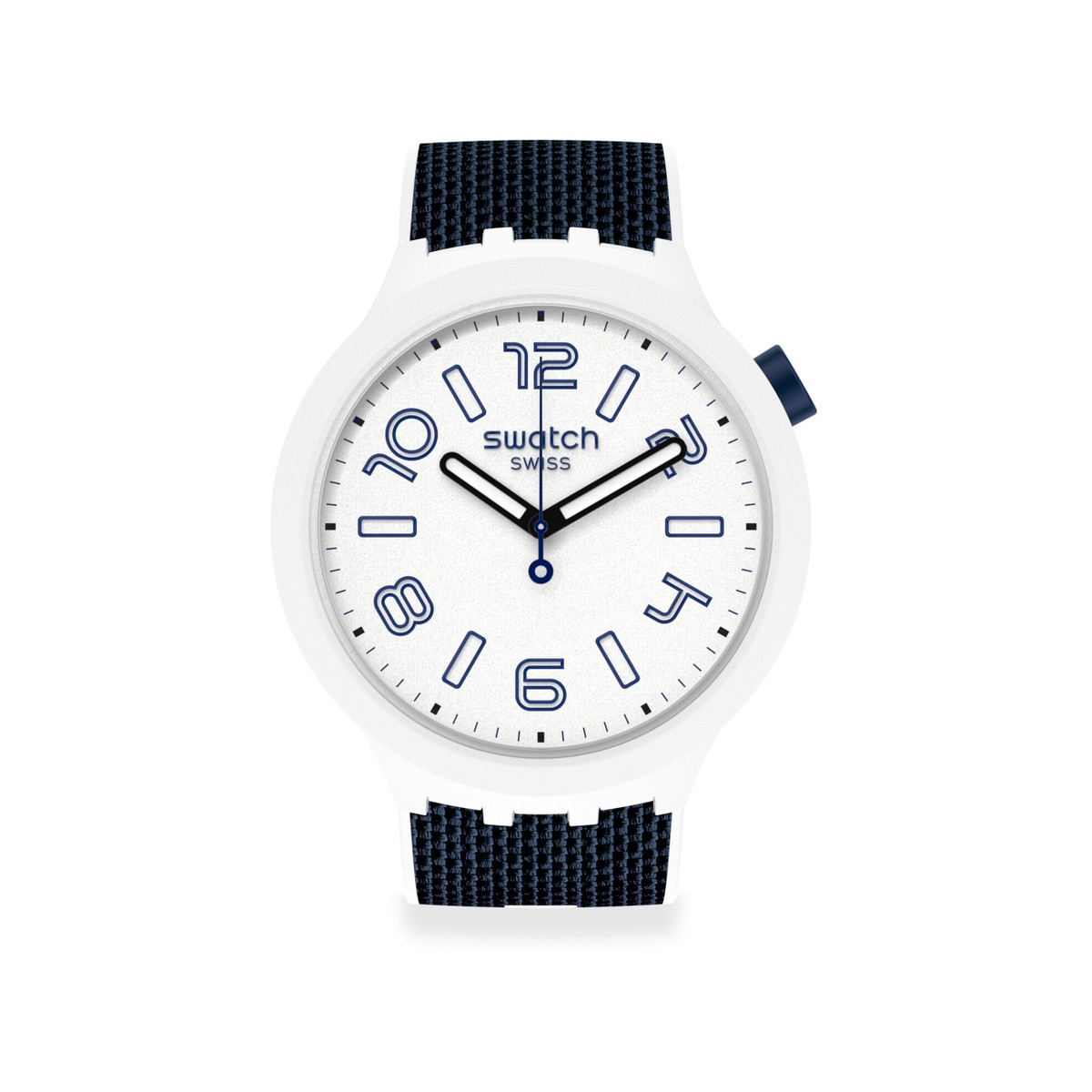 Montre Swatch enfant plastique et silicone blanc
