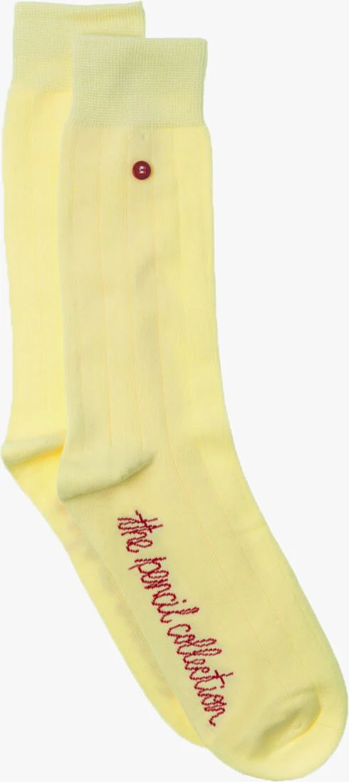 ALFREDO GONZALES gele alfredo gonzales sokken pencil classic