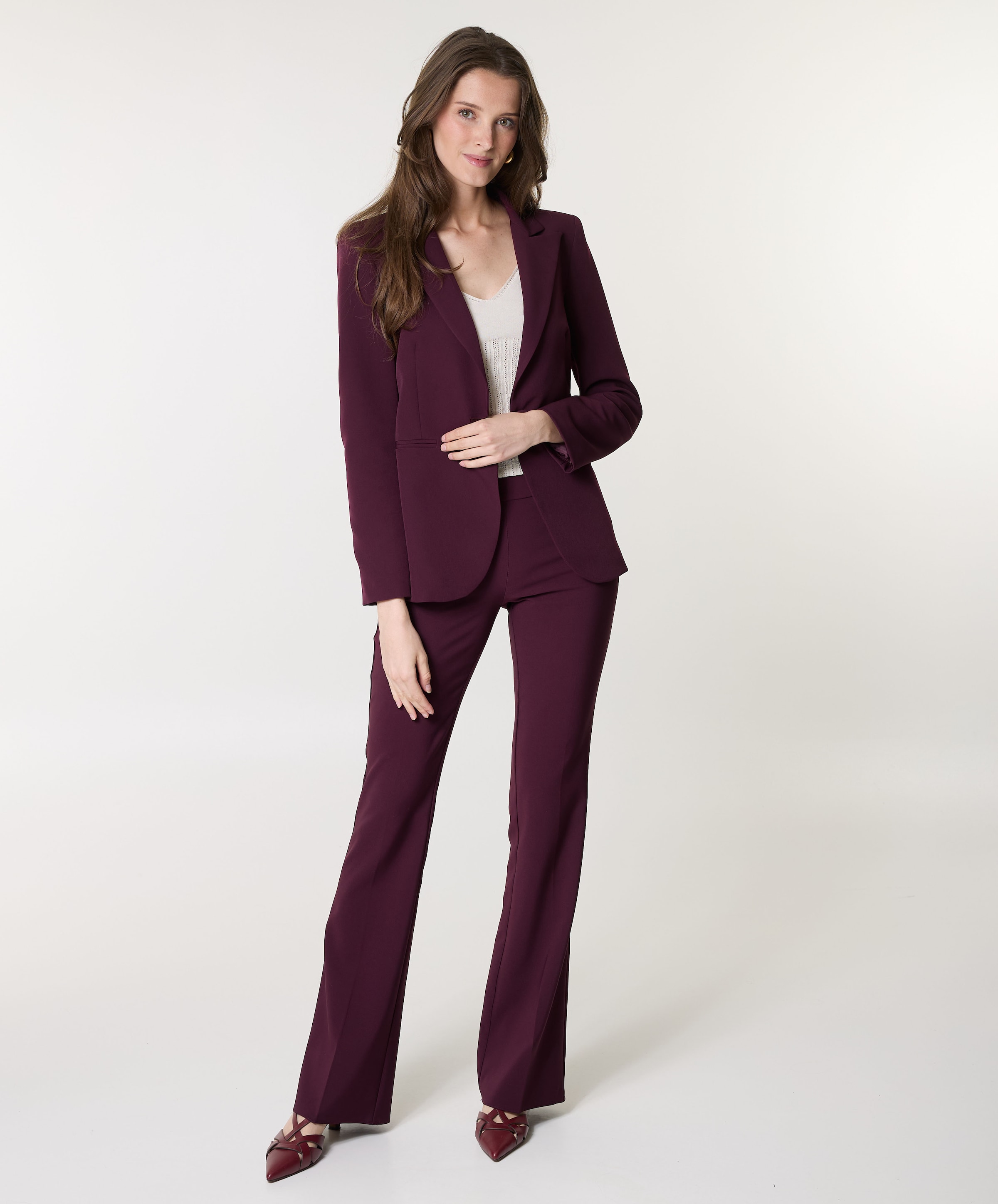 Rinascimento REWI 3.410.0001-B - dames broek bordeaux