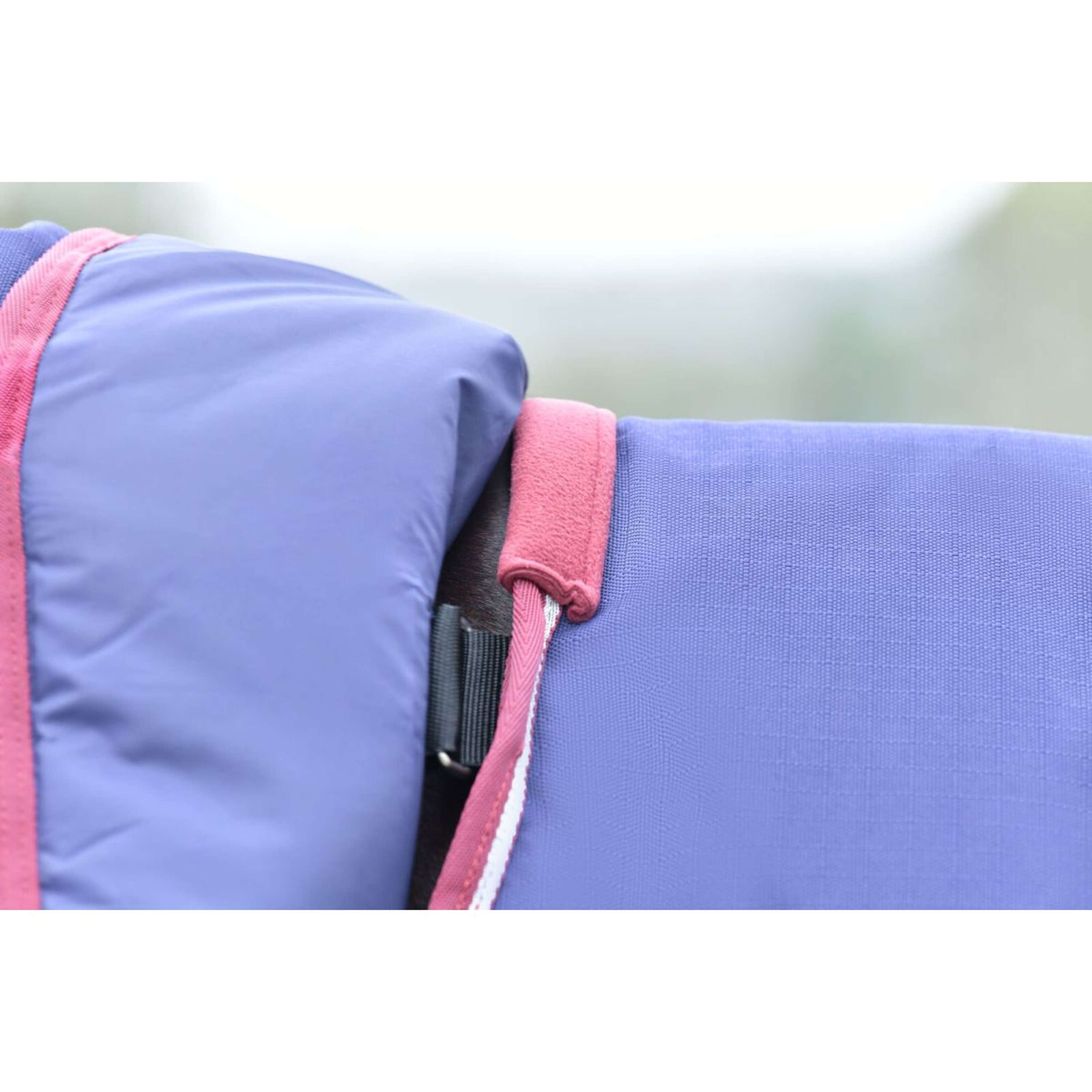 WeatherBeeta ComFiTec Essential Turnout Detach-A-Neck 50g Navy/Burgund