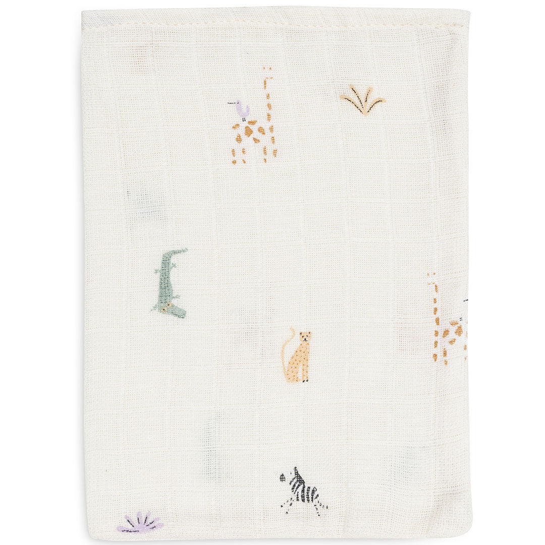 Jollein hydrofiele washandjes jungle jambo - 3st