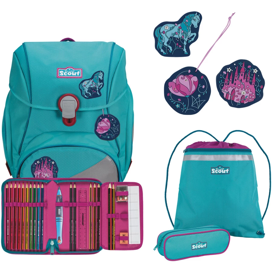 Scout Alpha - Schulranzen Set 4 tlg. Dreamworld