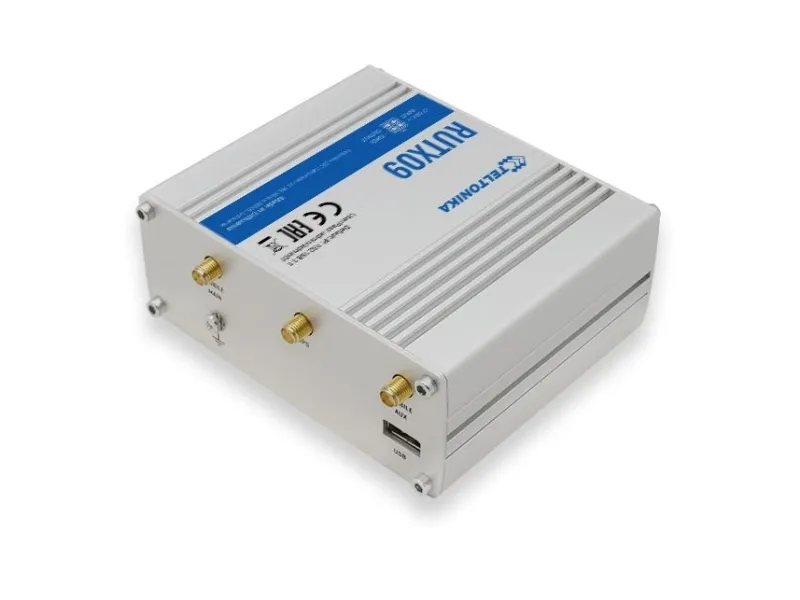 Teltonika RUTX09 - Router - WWAN 4-port switch - 1GbE - DIN monterbar på skinne