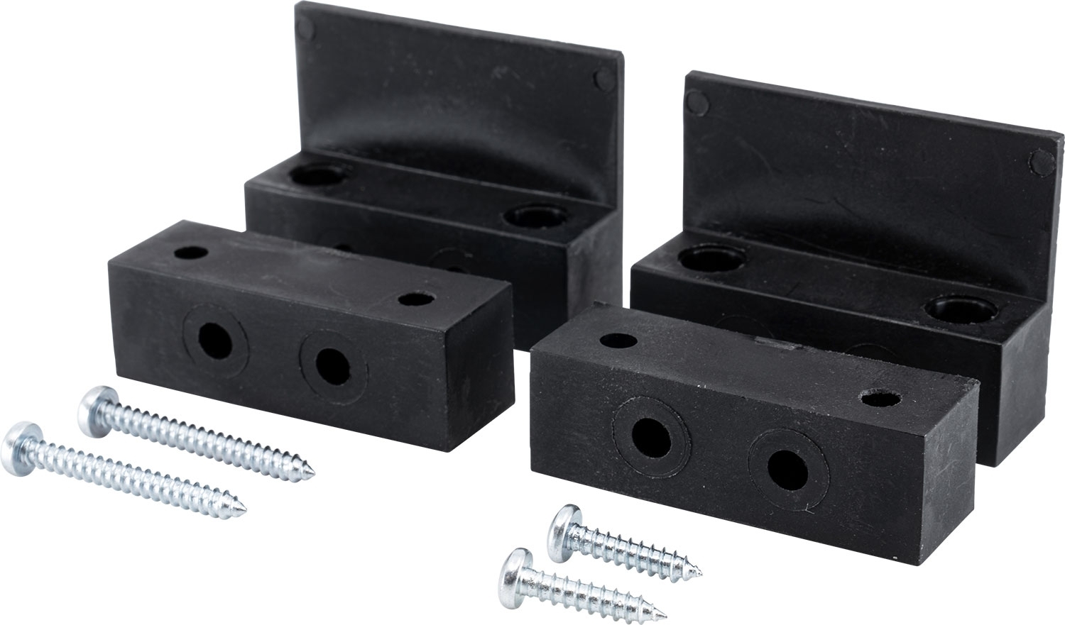 Montageadapter für Funkkontakte 2er Set, schwarz