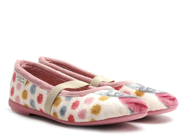 La maison de l espadrille chaussons enfant 6310 4 rose