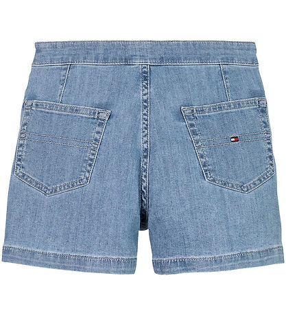 Tommy Hilfiger Shorts - Denim - Weit - Drapierter Denim