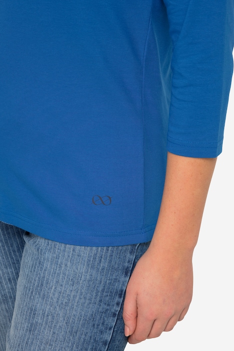 Basic-Shirt, V-Ausschnitt, 3/4-Arm, OEKO-TEX Made in Green