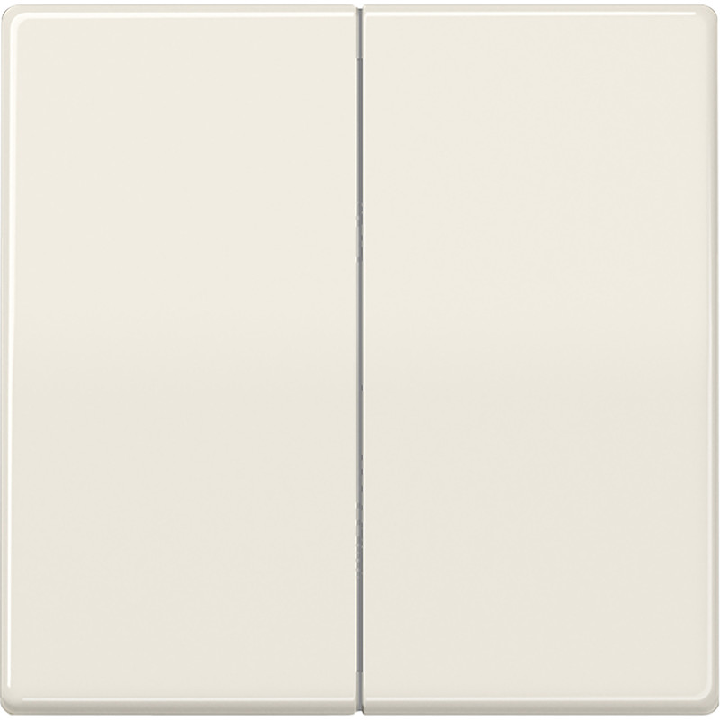 Jung AS500 schakelwip dubbel Glanzend crème