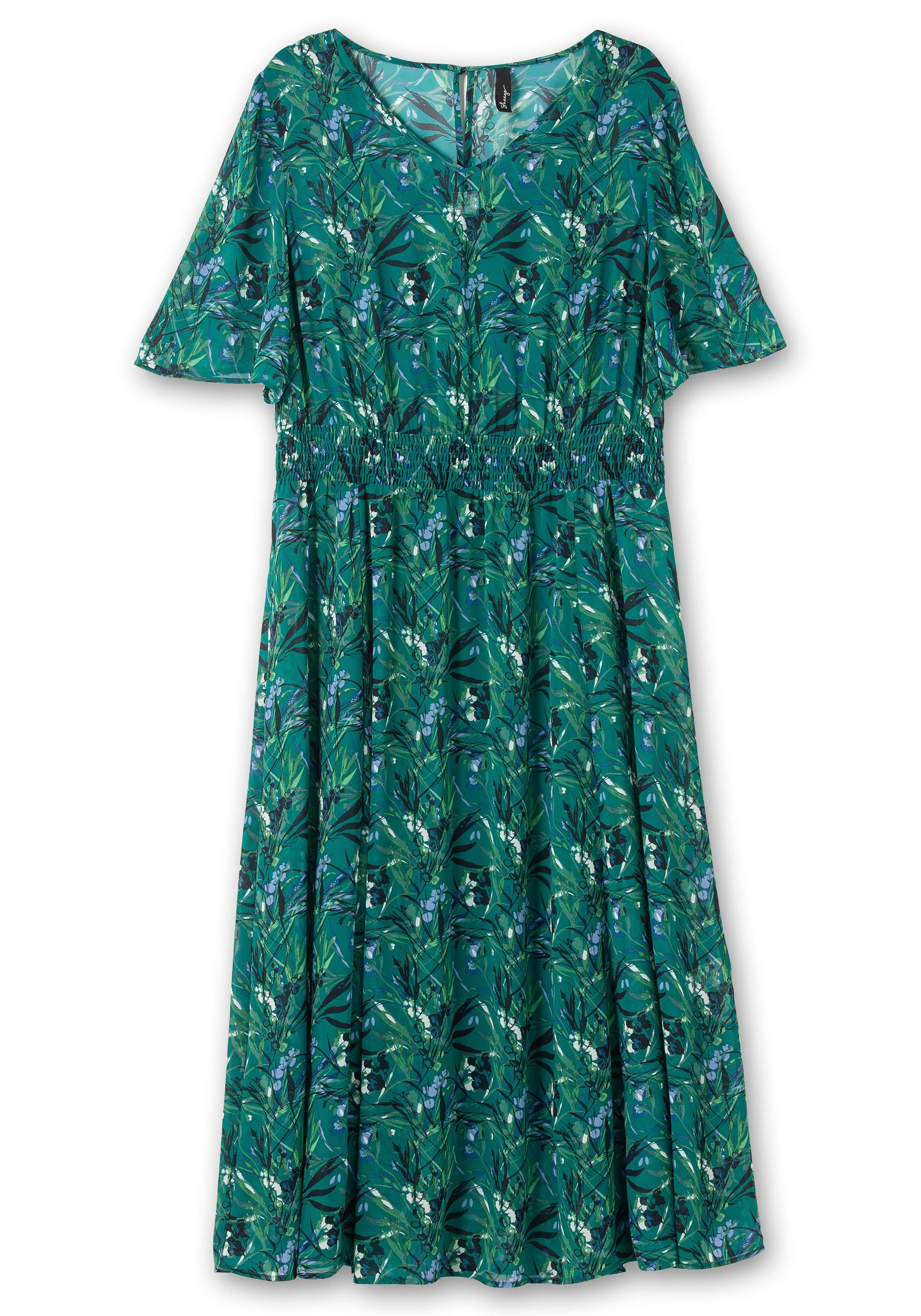 Abendkleid aus Chiffon, mit Unterkleid